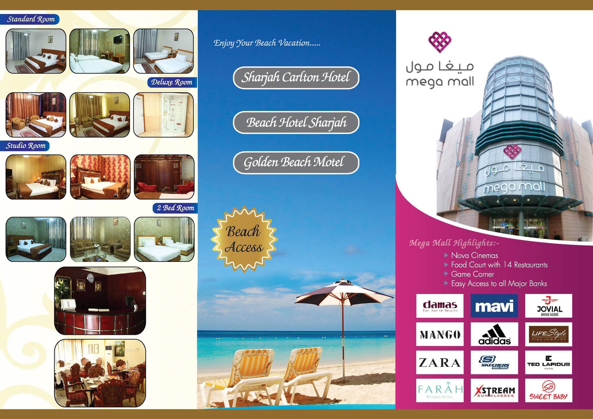 Arbella Boutique Hotel Sharjah Eksteriør bilde